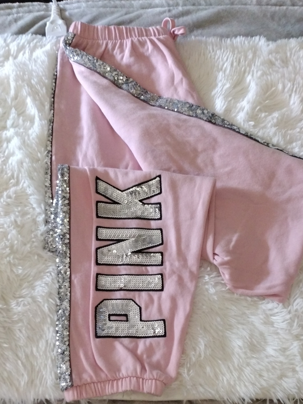 Pink Sequin-Trim Bottoms - PINK Victoria's Secret